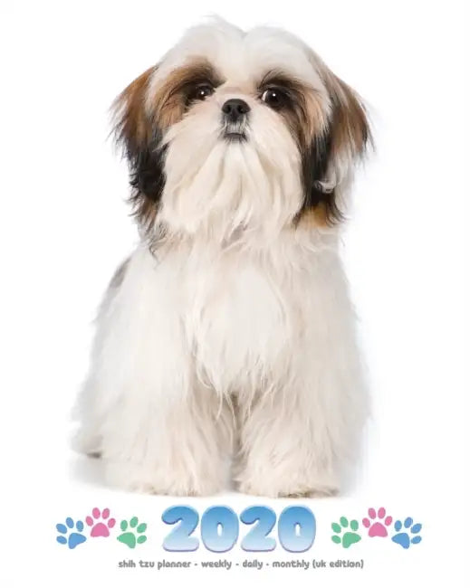 2020 Shih Tzu Planner  Weekly  Daily  Monthly Uk Edition