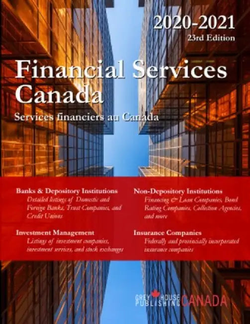 Financial Services Canada, 2020/21: 0 by Grey House Canada