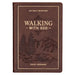 Devotional Walking with God Large Print Faux Leather by David Jeremiah
