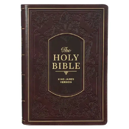 KJV Study Bible, Standard King James Version Holy Bible, Burgundy Hardcover by Christian Art Gifts
