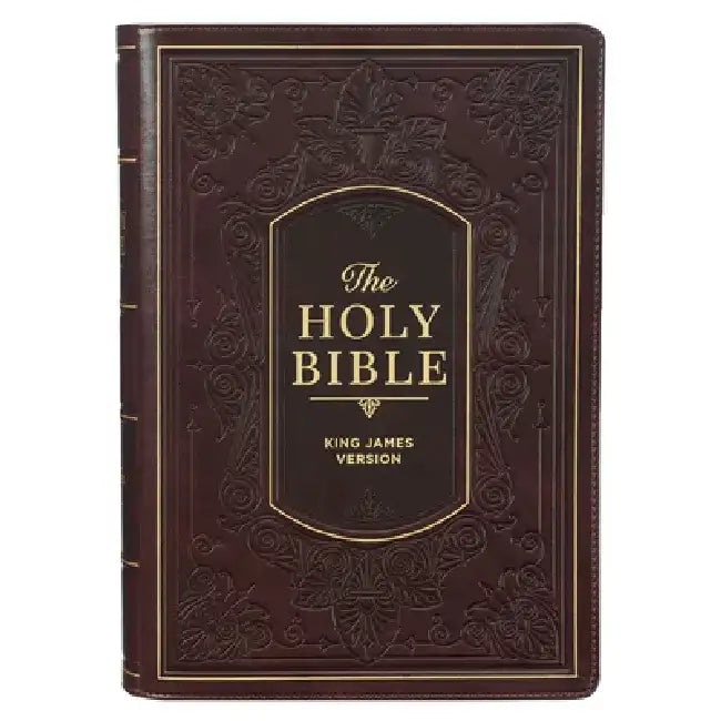 KJV Study Bible, Standard King James Version Holy Bible, Burgundy Hardcover by Christian Art Gifts