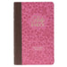 KJV Giant Print Bible Two-Tone Brown/Pink Faux Leather