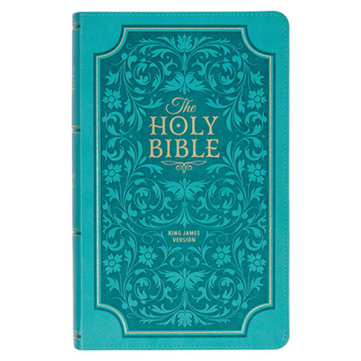 KJV Giant Print Bible Teal Faux Leather