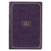 KJV Giant Print Full-Size Bible Purple Floral Faux Leather