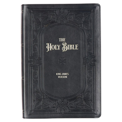 KJV Giant Print Full-Size Bible Dark Brown Faux Leather