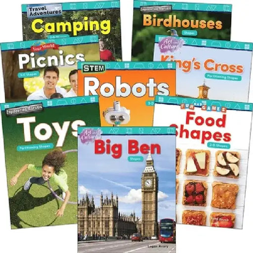 Geometry: Grades K-1 (8-Book Set) by Multiple Authors