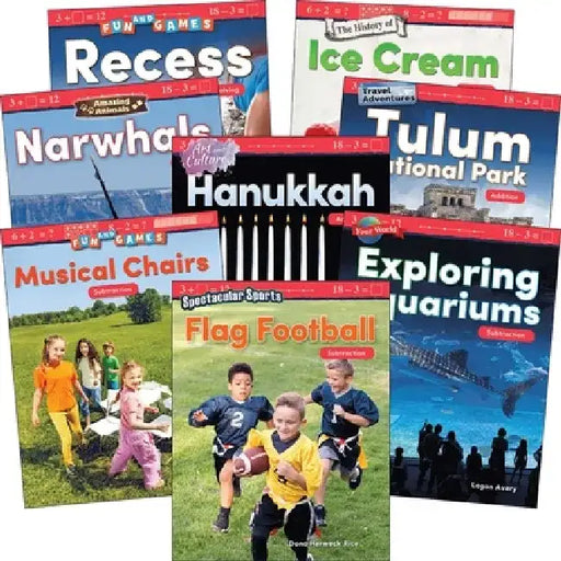 Addition & Subtraction: Grades K-1 (8-Book Set) by Multiple Authors