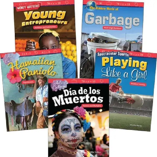 Operations & Algebraic Reasoning: Grades 4-5 (5-Book Set) by Created Materials Teacher