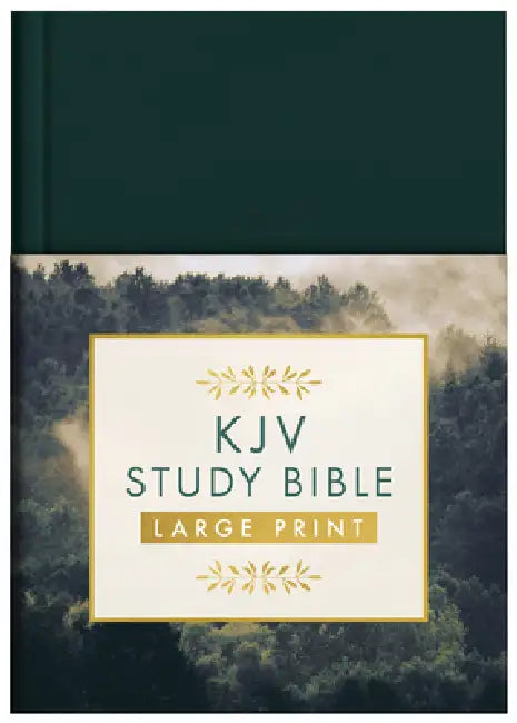 KJV Study Bible - Large Print [gold Spruce] by Compiled by Barbour Staff