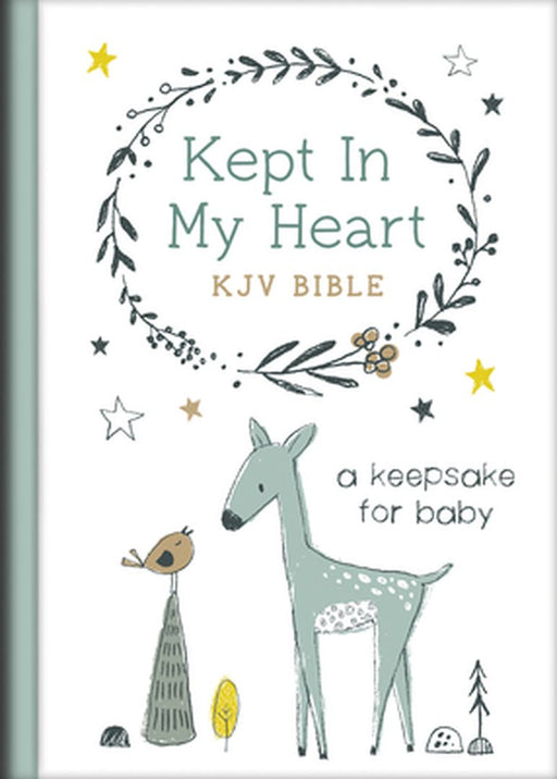 Kept in My Heart KJV Bible (Boy Cover): A Keepsake for Baby by Compiled by Barbour Staff