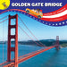 Visiting U.S. Symbols Golden Gate Bridge by J. Jean Robertson