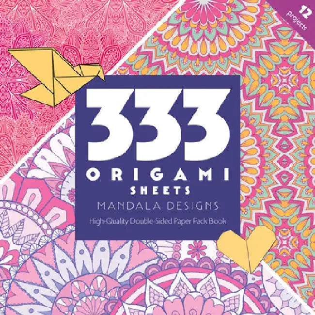 333 Origami Sheets Mandala Designs: High-Quality Double-Sided Paper Pack Book by C&t Publishing
