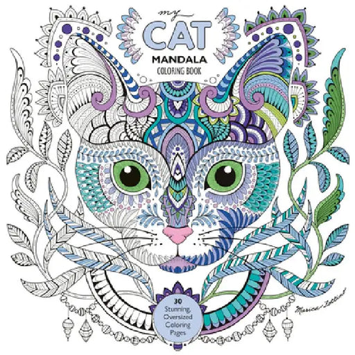 My Cat Mandala Coloring Book: 30 Stunning, Oversized Coloring Pages by Marica Zottino