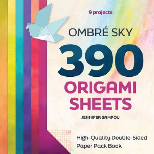 Ombre Sky 390 Origami Sheets by Jennifer Sampou