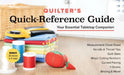 Quilter's Quick-Reference Guide: Your Essential Tabletop Companion; Measurement Cheat Sheet, Needle & Thread Tips, Quilt Sizes, Magic Cutting Numbers, by Publishing
