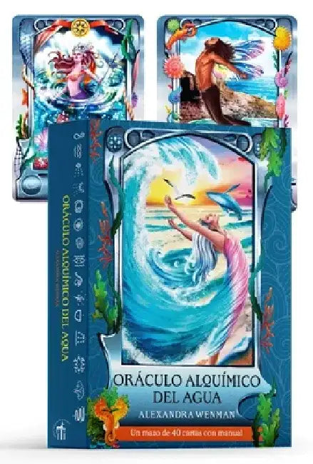 Oráculo Alquímico del Agua: Un Mazo de 40 Cartas Con Manual [With Book(s)] by Alexandra Wenman