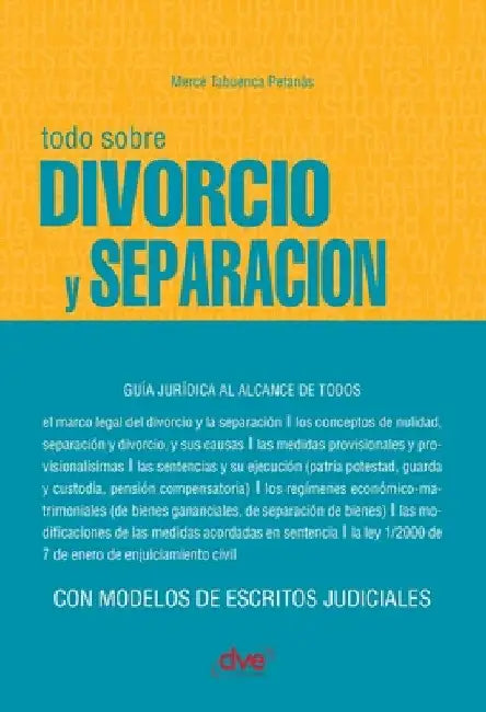 Todo sobre divorcio y separación by Tabuenca Petanàs