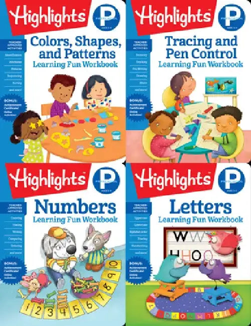 Highlights Preschool Learning Workbook Pack by Highlights Learning