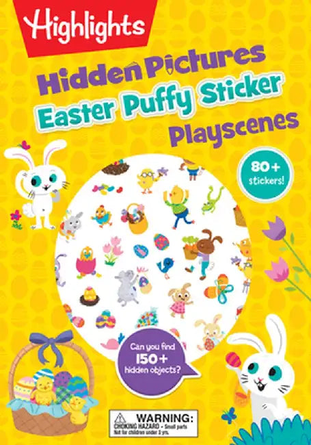 Easter Hidden Pictures Puffy Sticker Playscenes by Highlights