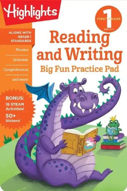 First Grade Reading and Writing Big Fun Practice Pad by Highlights Learning