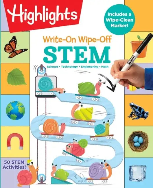 Write-On Wipe-Off Steam by Highlights Learning