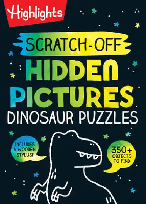 Scratch-Off Hidden Pictures Dinosaur Puzzles by Highlights