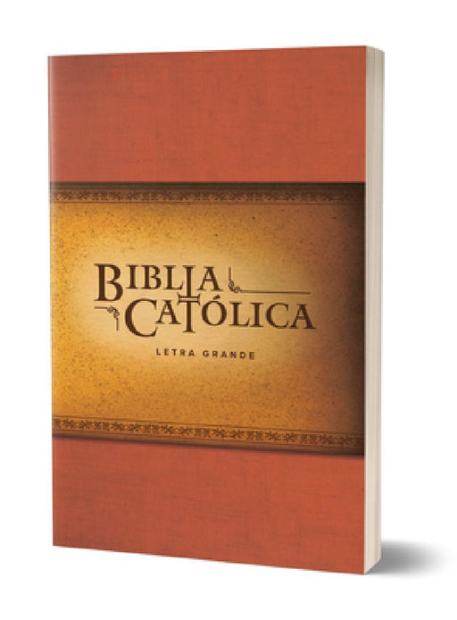 La Biblia Católica: Tapa Blanda, Tamaño Grande, Letra Grande. Rústica, Roja / CA Tholic Bible by Biblia de América