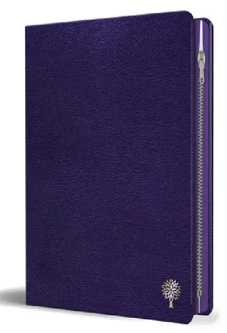 Biblia Reina Valera 1960 Tamaño Grande, Letra Grande Piel Morada Con Cremallera / Spanish Holy Bible Rvr 1960 Large Size Large Print Purple Leather wi by Reina Valera Revisada 1960