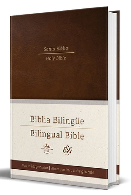 Biblia Bilingüe Reina Valera 1960/ ESV Spanish/English Parallel Bible (English a ND Spanish Edition): Brown Hardcover by Reina Valera Revisada 1960