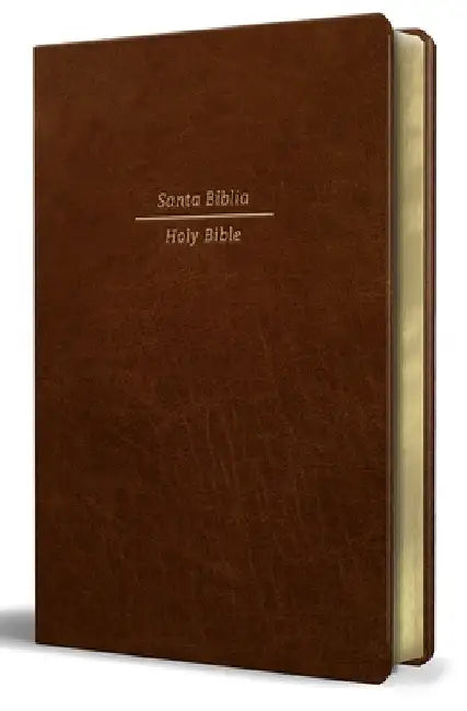 Biblia Bilingüe Reina Valera 1960/ESV Tamaño Grande Piel Marrón / Bilingual Bibl E Rvr60/English Standard Large Size Large Print Leather by Reina Valera Revisada 1960