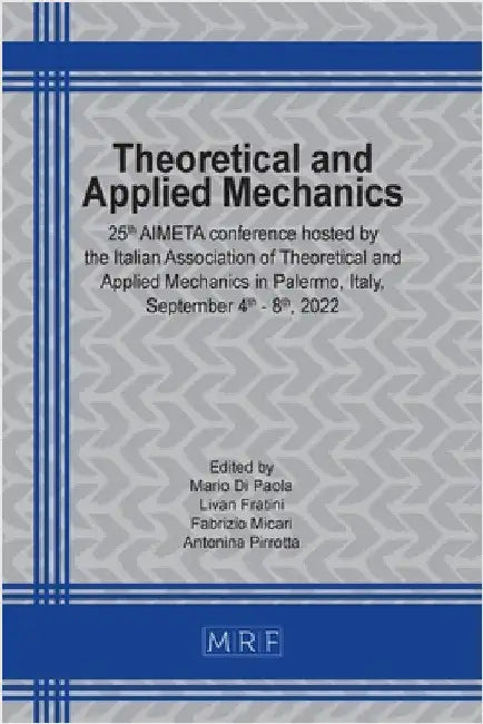 Theoretical and Applied Mechanics: Aimeta 2022 by Di Paola, Mario