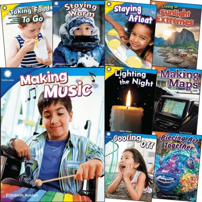 Smithsonian Informational Text: History & Culture Grades K-2: 9-Book Set by Multiple Authors