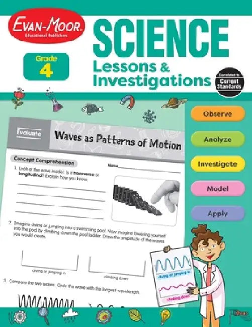 Science Lessons and Investigations, Grade 4 by Evan-Moor Educational Publishers