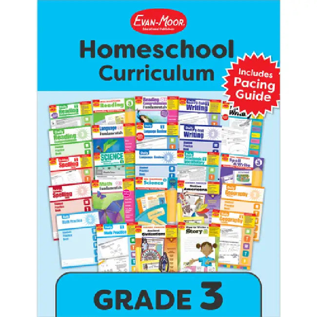 Homeschool Curriculum, Grade 3 by Evan-Moor Educational Publishers