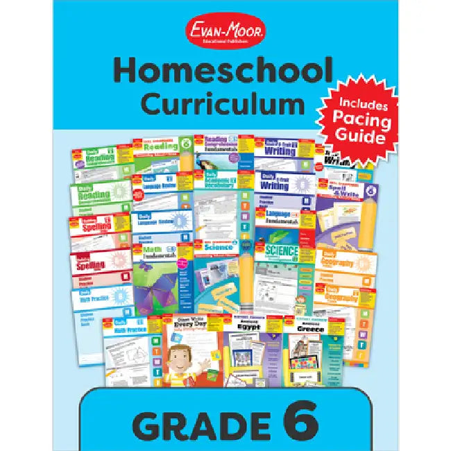Homeschool Curriculum, Grade 6 by Evan-Moor Educational Publishers