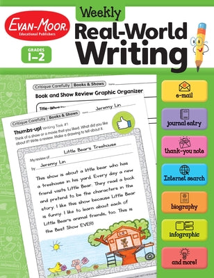 Weekly Real-World Writing, Grades 1-2 by Evan-Moor Educational Publishers