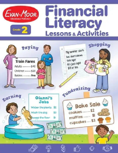 Financial Literacy Lessons and Activities, Grade 2 - Teacher Resource by Evan-Moor Corporation