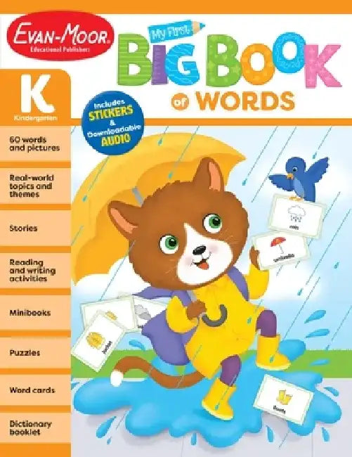 My First Big Book of Words, Grade K Workbook by Evan-Moor Educational Publishers