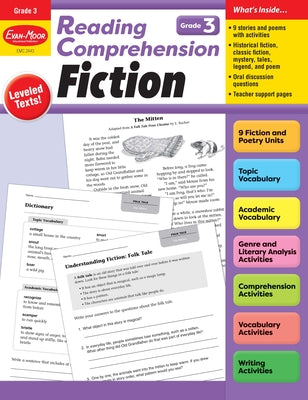 Reading Comprehension: Fiction Grade 3 by Evan-Moor Corporation