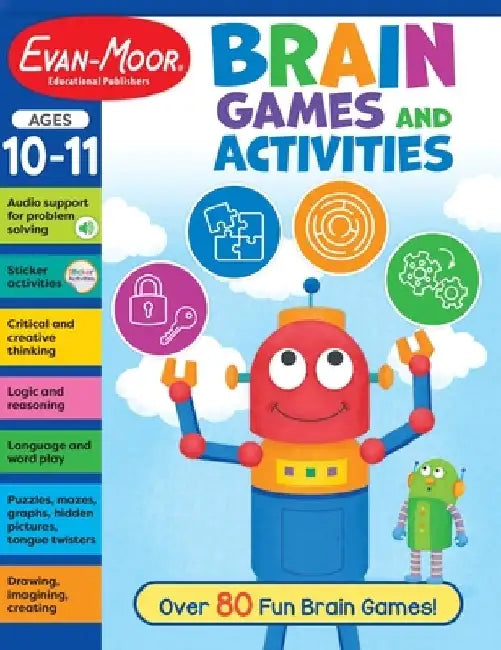 Brain Games for Today's Kids, Ages 10-11 Workbook by Evan-Moor Corporation