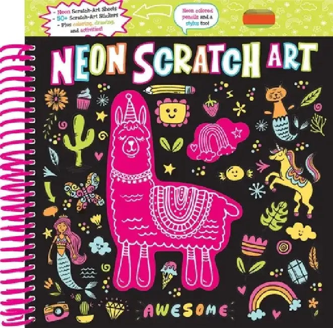 Neon Scratch Art by Editors of Silver Dolphin Books