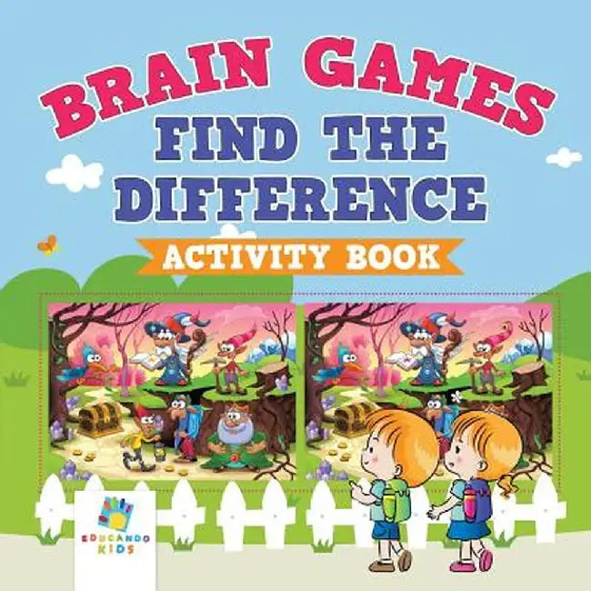 Brain Games Find the Difference Activity Book by Educando Kids