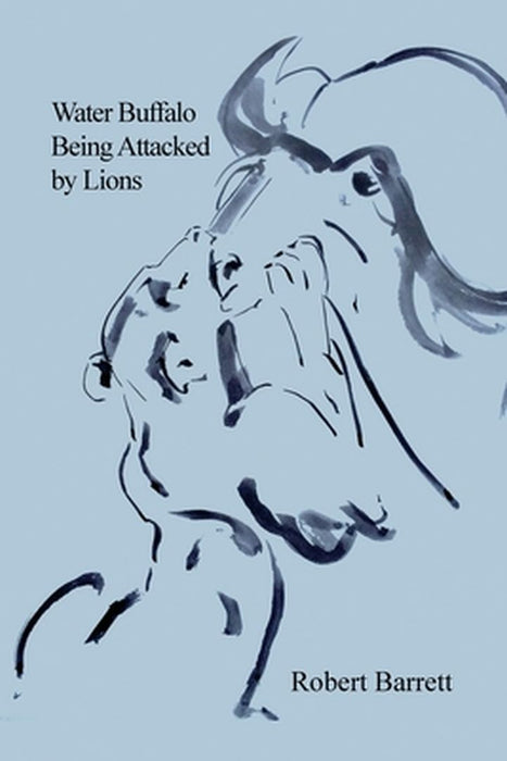 Water Buffalo Being Attacked by Lions by Robert Barrett