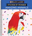 Brain Games - Sticker by Number: Amazing Animals (Geometric Stickers) by Publications International Ltd