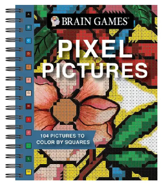 Brain Games - Pixel Pictures: 104 Pictures to Color by Squares by Publications International Ltd