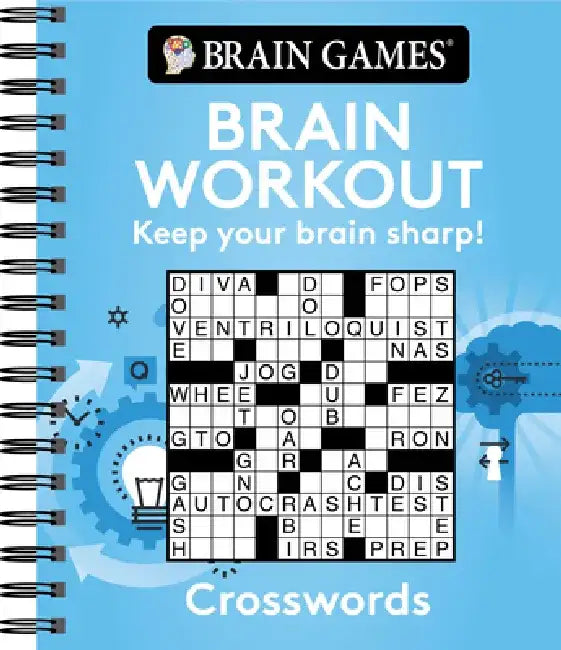 Brain Games Brain Workout Crosswords: Keep Your Brain Sharp! by Publications International Ltd 