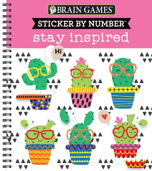 Sticker by Number Stay Inspired by Publications International Ltd