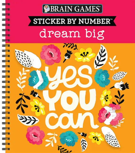 Sticker by Number Dream Big by Publications International Ltd
