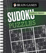 Brain Games - Large Print: Sudoku Puzzles (Dark Gray) by Publications International Ltd