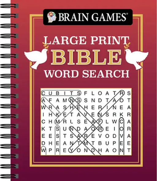 Brain Games Large Print Bible Word Search by Pil Edited